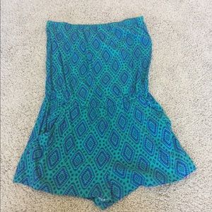 Blue/Green Romper